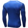 SPVISE Blue Compression Long Sleeve Shirt Men Athletic T-Shirt Workout Tops Gym Undershirts Cool Dry Base Layer Sports Gear view 3
