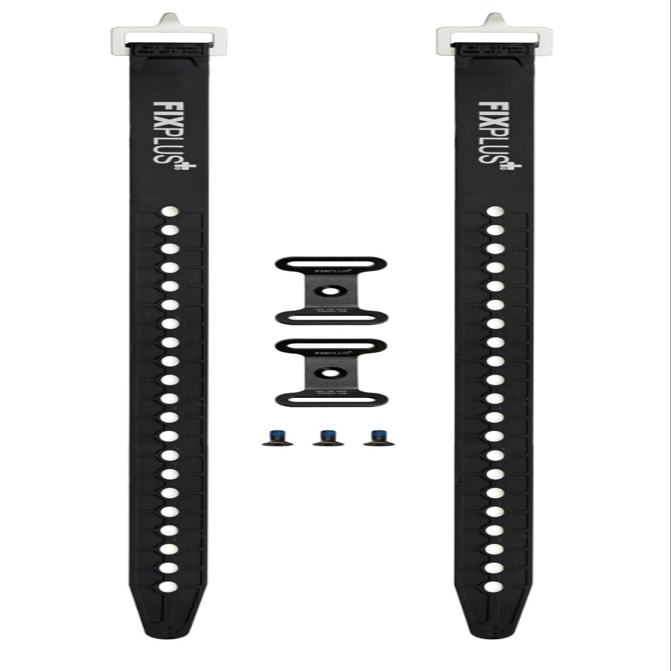 FIXPLUS Gear Tightener (Set of 2), 18.1 inches (46 cm), BLK