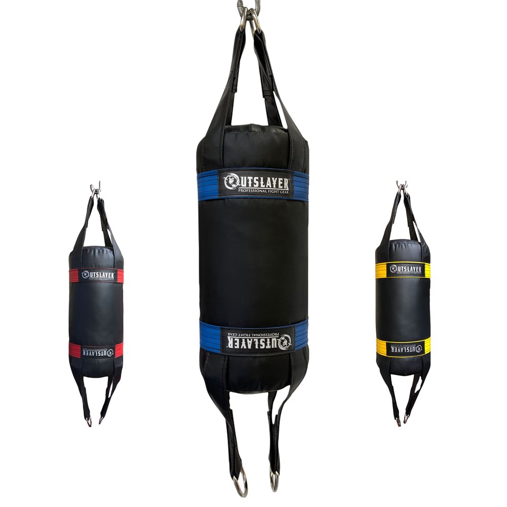Outslayer 20 Pound Double End Heavy Bag (Black/Blue)