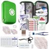Car-Home Survival First-Aid Kit Emergency-Kit - Green 273Piece Equipment Travel Supplies First Aid Set Home Essentials Camping Hiking YIDERBO view 1