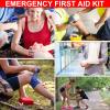 Car-Home Survival First-Aid Kit Emergency-Kit - Green 273Piece Equipment Travel Supplies First Aid Set Home Essentials Camping Hiking YIDERBO view 3