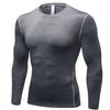 SPVISE Grey Compression Shirt Men, Workout Long Sleeve T-Shirt Tops Spandex Undershirts Cool Sports Gear for Running Yoga Gym view 1