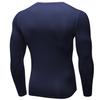 SPVISE Navy Blue Compression Shirt Men Long Sleeve Running T-Shirts Workout Top Dry Fit Sports Base Layer Athletic Undershirt view 3
