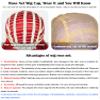 Max Beauty Red Mermaid Wigs, Red Curly Long Hair Daily Wig Heat Resistant Synthetic Fiber for Halloween for Christmas view 2