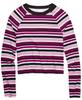 Epic Threads Big Girls Striped Top Dark Purple Size Medium view 1
