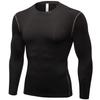 SPVISE Black Compression Shirt Men, Long Sleeve Athletic Compression Tops Dry Workout T-Shirt Sports Base Layer Undershirt view 1