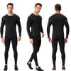 SPVISE Black Compression Shirt Men, Long Sleeve Athletic Compression Tops Dry Workout T-Shirt Sports Base Layer Undershirt view 2