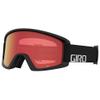 Giro Semi Ski Goggles - Snowboard Goggles for Men, Women & Youth - Black Wordmark Strap with Amber Scarlet/Clear Lens view 1