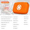First Aid Kit Emergency Kit Camping Essentials Car-Home Orange First-Aid Bag - 277 Piece Emergency Supplies Hiking First Aid Kit for Backpack Survival Kits for Disaster Preparedness YIDERBO view 2