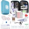 Car-Home Survival First-Aid Kit Emergency-Kit - Blue 273Piece Equipment Travel Supplies First Aid Set Home Essentials Camping Hiking YIDERBO view 1