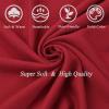 Ciormis Burgundy Pashmina Scarves, Wine Women Warm and Elegant Pashmina Shawls and Wraps for Party(Burgundy) view 2