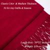 Ciormis Burgundy Pashmina Scarves, Wine Women Warm and Elegant Pashmina Shawls and Wraps for Party(Burgundy) view 3
