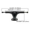 Kahuna Creations Longboard Skateboard 180mm Trucks 69mm Wheels ABEC7 Bearings Hardware Bundle (Full Board Set)  (Green Wheels) view 4