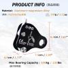 Azarxis Climbing Descender Ascender Belay Device Self Locking Fall Protection Rappel Equipment Rope Grip for 8-13mm Rope for Rock Mountaineering Aerial Work Caving Rescue Tree Arborist (Orange) view 2
