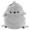 JHVYF Women Cute Plush Crossbody Bag Small Chick Shoulder Purse Cell Phone Wallet Clasp Closure Bags Gray view 1