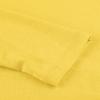 Girls Casual Short Sleeve T Shirts Crewneck Tunic Tops 4-13Y Kids Button Striped Tee Blouses (BM4-Yellow, 6-7 Years) view 4
