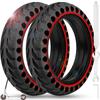 BANGTING 2PCS 8.5x2 inches Solid Tires for Electric Scooter, 8 1/2 x2 Tire for Gotrax GXL V2 / XR/APEX, 50/75-6.1 Tire Replacement for Xiaomi Pro 2 / M365 / 1S and All 8.5'' Scooter Tires view 1