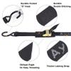 Ayaport Cam Buckle Tie Down Straps 8 feet 3000lbs Break Strength Securing Straps with S Hooks for Motorcycle, Kayak, Car, Truck, Dirt Bike view 2