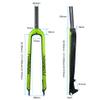 HSQMA Bike Rigid Fork 26/27.5/29 Inch Carbon Fiber Mountain Bike Disc Brake Front Fork 1-1/8 Straight Tube Threadless Fork Quick Release 9mm view 2