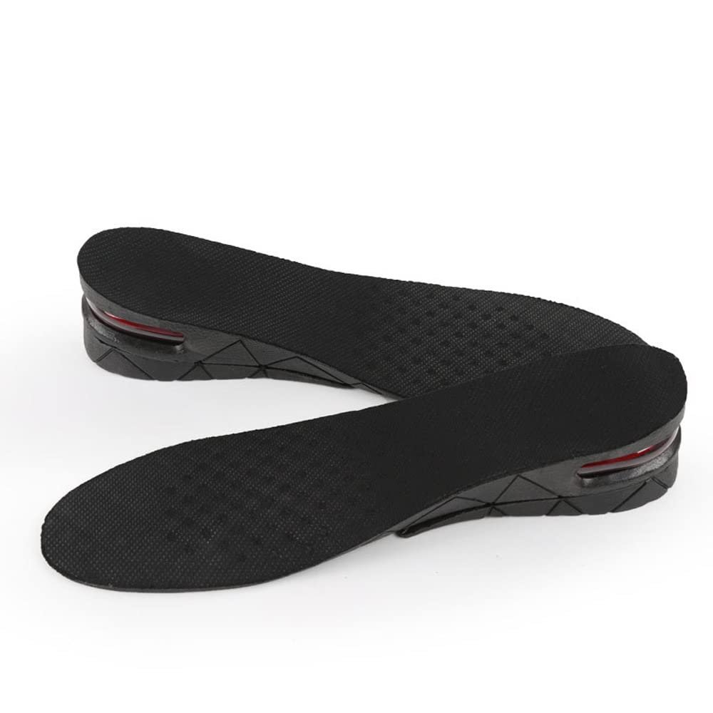 cn herb Detachable Combination Pad Two-layer Inner Heightening Men's Women's Invisible Sports Inner Increase (black)