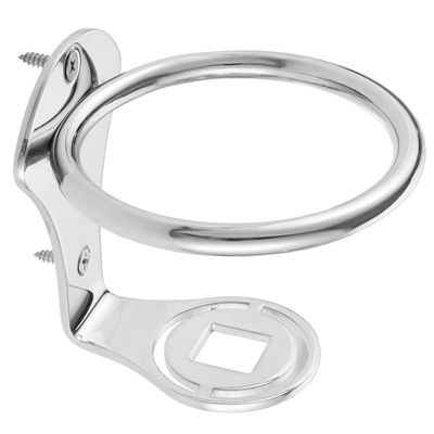 AMYSPORTS Ring Stainless Drink Holder Marine Yacht Steel Cup Holders Boat Universal Hardware Drink Holder Deck