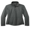 Port Authority Women's Smooth-Fleece Quarter-Zip Pullover Graphite view 1