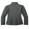 Port Authority Women's Smooth-Fleece Quarter-Zip Pullover Graphite view 3