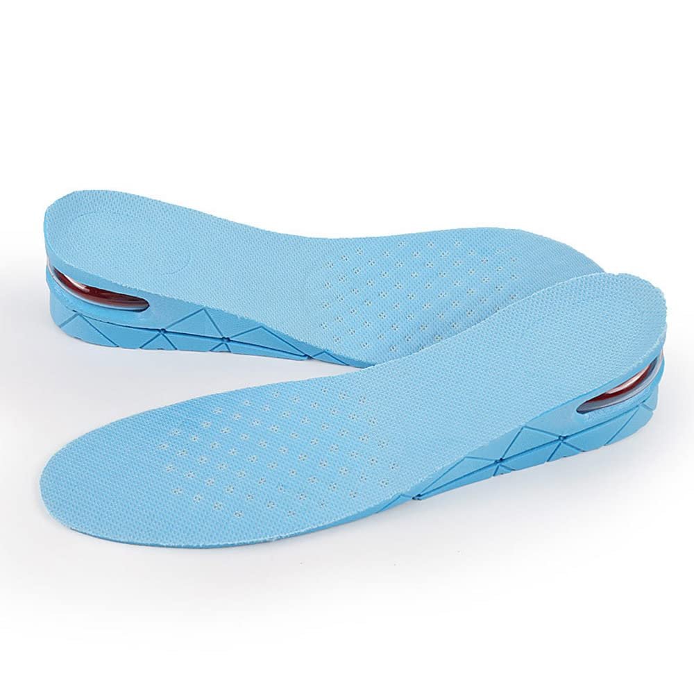 cn herb Detachable Combination Pad Two-layer Inner Heightening Men's Women's Invisible Sports Inner Increase (blue)