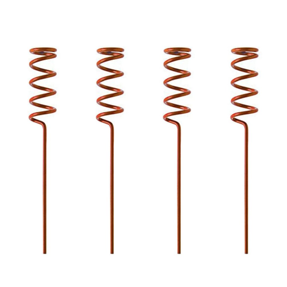4pcs Spiral Fishing Rod Holder Brackets Durable Stand for Sea Fishing Space-Saving Design for Canoes and Kayaks Easy Installation for Vertical Rod Storage