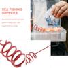 4pcs Spiral Fishing Rod Holder Brackets Durable Stand for Sea Fishing Space-Saving Design for Canoes and Kayaks Easy Installation for Vertical Rod Storage view 2