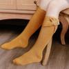 Length Knee-High Kids Toddler Baby Girls Princess Socks Mid-Calf Stockings Solid Sock Infant (Yellow, 18-36 Months) view 2