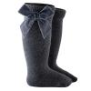 Length Knee-High Kids Toddler Baby Girls Princess Socks Mid-Calf Stockings Solid Sock Infant (Dark Gray, 18-36 Months) view 1