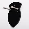 WANLIAN Sword Cards Sword Stand Wall Mounted Sword Wall Card Acrylic Sword Wall Display Card Shield Sword Stand with Hardware (2 pieces black) view 2