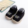 SZZY Infant Boys Girls Animal Cartoon Socks Shoes Toddler Fleece WarmThe Floor Socks Non Slip Girl (Black, 12-18 Months) view 2