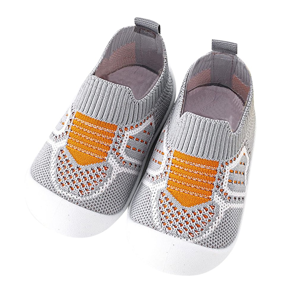 Toddler Kids Infant Newborn Baby Boys Girls Shoes First Walkers Breathable Soft Infant Shoes Girls (Grey, 6-12 Months)