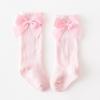 Baby Kids Socks Stockings Girls Toddler Length Mid-Calf Knee-High Solid Sock Princess Cable Knit Baby (Pink, 5-7 Years) view 2