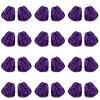 Chivao 24 Pcs Cheerleading Pom Poms, Metallic Foil Handle Cheer Squad Team Spirited Fun for Party, Sports Dance Cheer, 30 Grams Weight Each(Purple) view 1