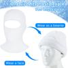 EBOOT Knitted Full Face Cover Knit Winter Ski Balaclava Ski Mask Beanie One Hole Headwear (Black Gray White,3 Pcs) view 2