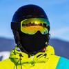EBOOT Knitted Full Face Cover Knit Winter Ski Balaclava Ski Mask Beanie One Hole Headwear (Black Gray White,3 Pcs) view 3