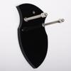 Wall Mounted Sword Card Sword Holder Sword Wall Card Acrylic Sword Wall Display Card Shield Sword Holder Knife Holder Dagger Holder (1 piece black) view 3