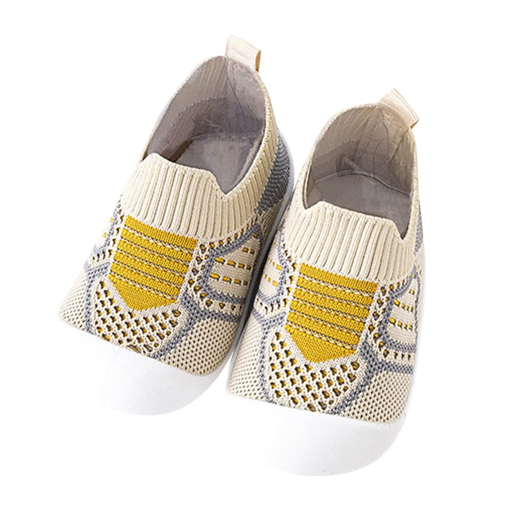 Toddler Kids Infant Newborn Baby Boys Girls Shoes First Walkers Breathable Soft Infant Shoes Girls (Khaki, 12-18 Months)