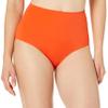 Amazon Essentials Women's High Waist Swim Bottom (Available in Plus Size), Orange, 4X