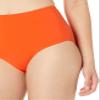 Amazon Essentials Women's High Waist Swim Bottom (Available in Plus Size), Orange, 4X view 4