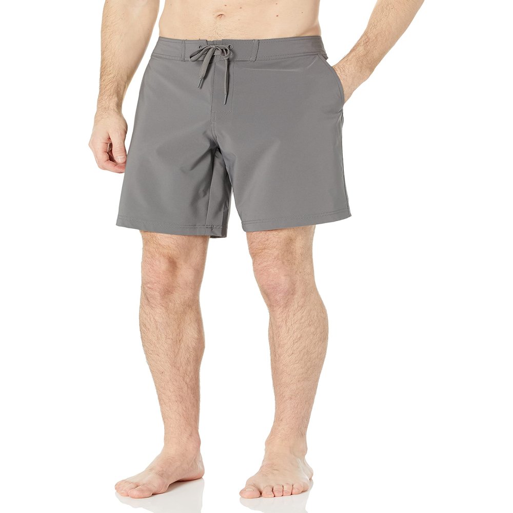Amazon Essentials Men's Swim Board Short, Charcoal, X-Small