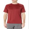 Amazon Essentials Men's Slim-Fit Short-Sleeve Quick-Dry UPF 50 Swim Tee, Brick Red, Small view 1