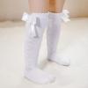 Kids Baby Stockings Mid-Calf Toddler Sock Girls Knee-High Solid Princess Length Socks Baby Boy (White, 3-5 Years) view 4
