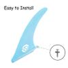 AQUBONA Surfboard Longboard Fin 7 8 9 10 Inch Single Fin - Center Fin for Longboard, Surfboard & Paddleboard (H) view 2