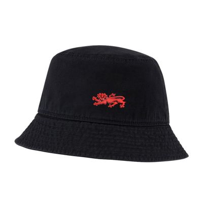 Bucket Hat for Men Women Lion 2 Animal Embroidered Washed Cotton Unisex Bucket Hats (Black,7 1/2)