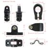 Bimini Top Fittings - 7/8" Nylon Set for Boat Canopy, Bow Hardware view 2