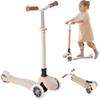 MomnLittle Kids Scooter(Beige)+Knee Pads Set view 2